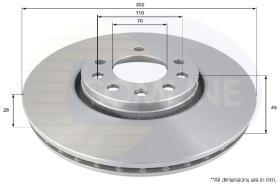 Comline ADC1115V - DISCO DE FRENO