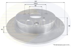 Comline ADC01153 - DISCO DE FRENO