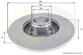 Comline ADC1573 - DISCO DE FRENO