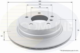 Comline ADC1743V - DISCO DE FRENO