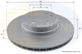 Comline ADC1757V - DISCO DE FRENO