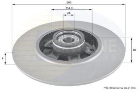 Comline ADC3015 - DISCO DE FRENO