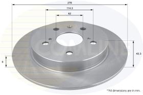 Comline ADC0930 - DISCO DE FRENO