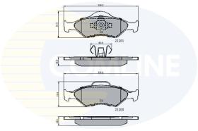 Comline CBP0899 - PASTILLA DE FRENO