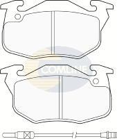 Comline CBP2258 - PASTILLA DE FRENO