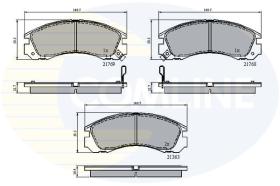 Comline CBP3234 - PASTILLA DE FRENO