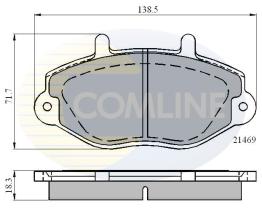 Comline CBP0924 - PASTILLA DE FRENO