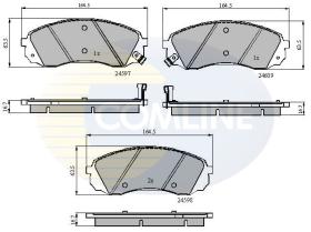 Comline CBP31782 - PASTILLA DE FRENO