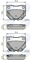 Comline CBP31739 - PASTILLA DE FRENO