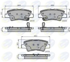 Comline CBP32023 - PASTILLA DE FRENO