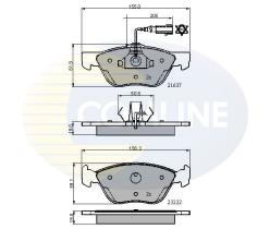 Comline CBP11772 - PASTILLA DE FRENO