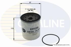 Comline EFF255 - FILTRO DE COMBUSTIBLE