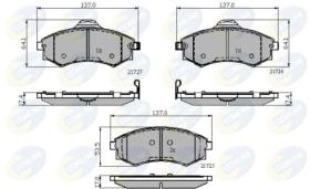 Comline CBP31781 - PASTILLA DE FRENO