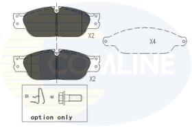 Comline CBP01103 - PASTILLA DE FRENO