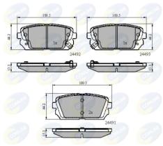 Comline CBP31757 - PASTILLA DE FRENO