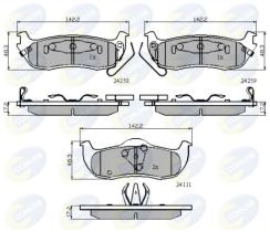 Comline CBP31734 - PASTILLA DE FRENO