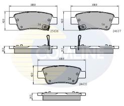 Comline CBP31674 - PASTILLA DE FRENO