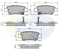 Comline CBP31674 - PASTILLA DE FRENO