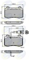 Comline CBP11737 - PASTILLA DE FRENO