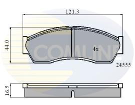 Comline CBP0999 - PASTILLA DE FRENO