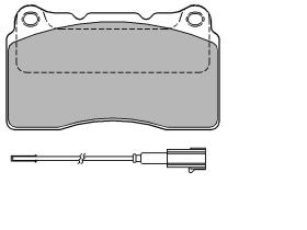 Comline CBP11721 - PASTILLA DE FRENO