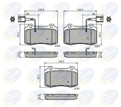 Comline CBP11758 - PASTILLA-COMLINE