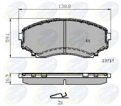 Comline CBP31732 - PASTILLA DE FRENO