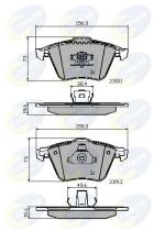 Comline CBP01752 - PASTILLA DE FRENO