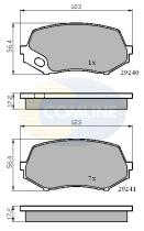 Comline CBP02007 - PASTILLA DE FRENO