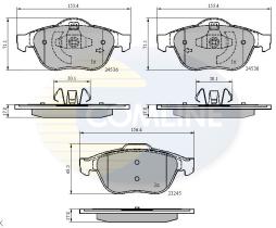 Comline CBP02019 - PASTILLA DE FRENO