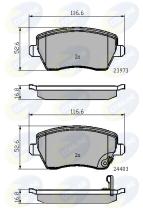 Comline CBP32008 - PASTILLA DE FRENO