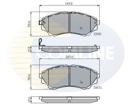 Comline CBP32012 - PASTILLA DE FRENO