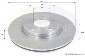 Comline ADC0277V - DISCO DE FRENO