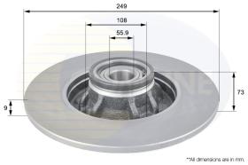 Comline ADC3018 - DISCO DE FRENO