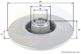 Comline ADC3021 - DISCO DE FRENO