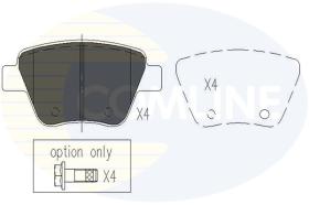 Comline CBP02022 - PASTILLA DE FRENO
