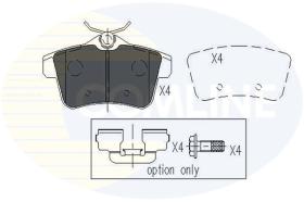 Comline CBP02045 - PASTILLA DE FRENO