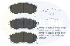 Comline CBP32025 - PASTILLA DE FRENO