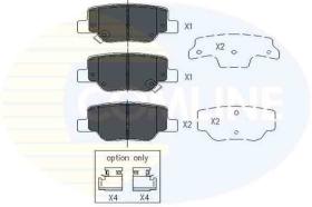 Comline CBP36010 - PASTILLA DE FRENO