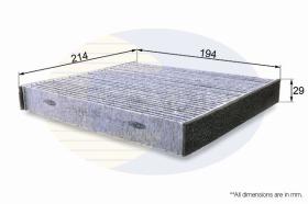 Comline EKF185A - FILTRO DE HABITáCULO