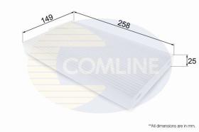 Comline EKF344 - FILTRO DE HABITáCULO