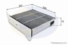 Comline EKF349A - FILTRO DE HABITáCULO