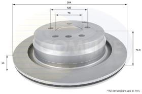 Comline ADC1333V - DISCO DE FRENO-SUST A ADC1333