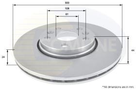 Comline ADC1599V - DISCO DE FRENO