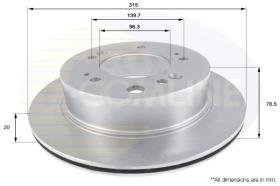 Comline ADC2404V - DISCO DE FRENO