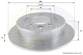 Comline ADC2406 - DISCO DE FRENO