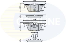 Comline CBP02131 - PASTILLA DE FRENO