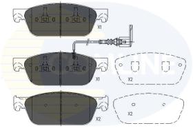 Comline CBP16002 - PASTILLA DE FRENO