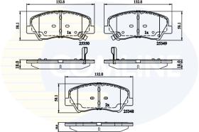 Comline CBP32040 - PASTILLA DE FRENO