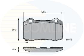 Comline CBP36065 - PASTILLA DE FRENO